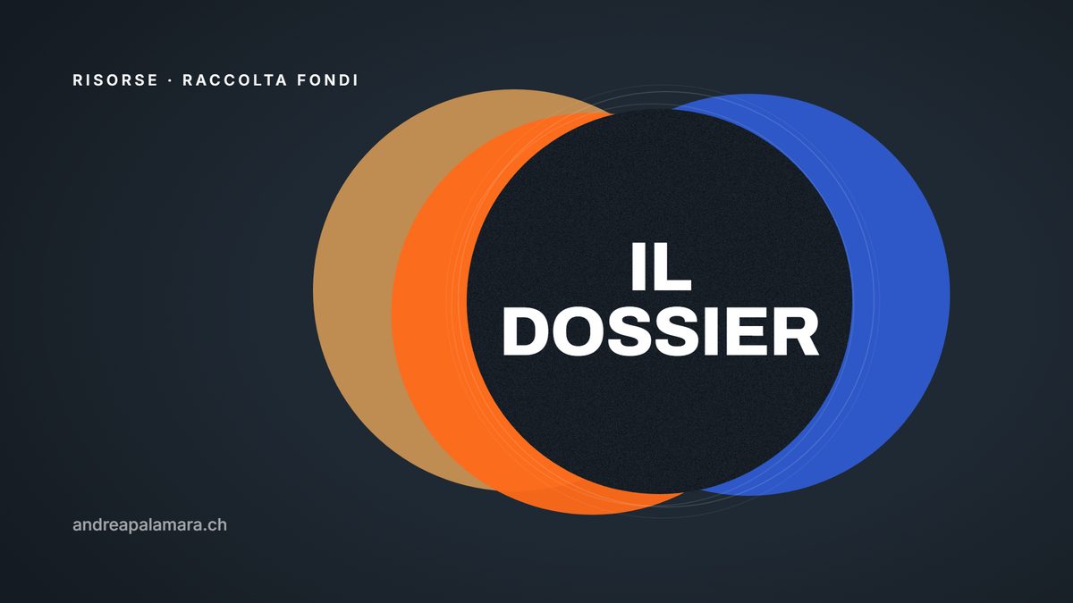 Copertina della guida al dossier di richiesta di contributo a una fondazione svizzera